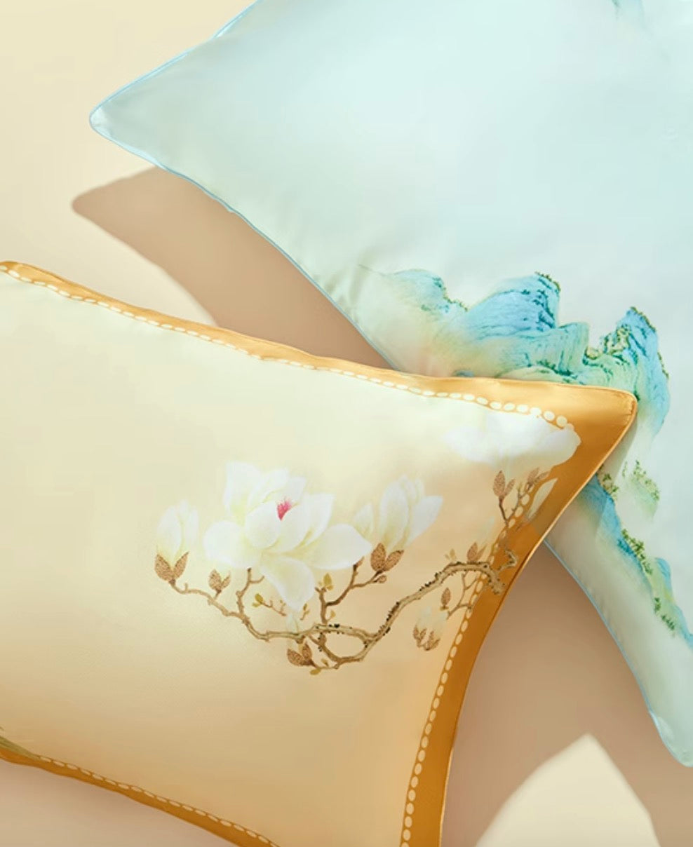 Ethereal Bloom Silk Sleep Gift Set