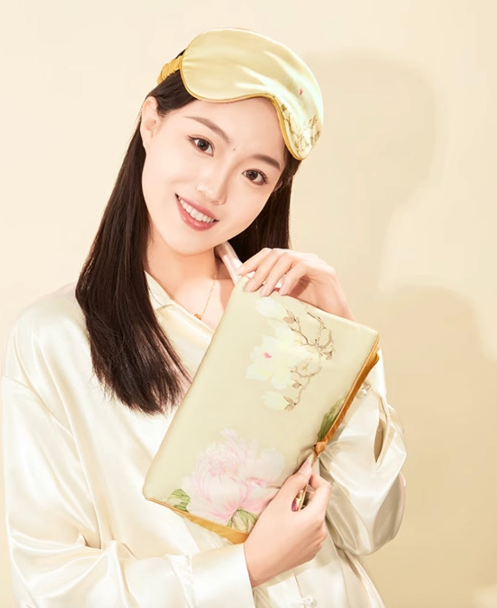 Ethereal Bloom Silk Sleep Gift Set