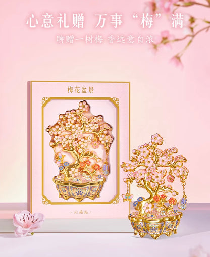 Fortune in Bloom Plum Blossom Magnet Gift Set