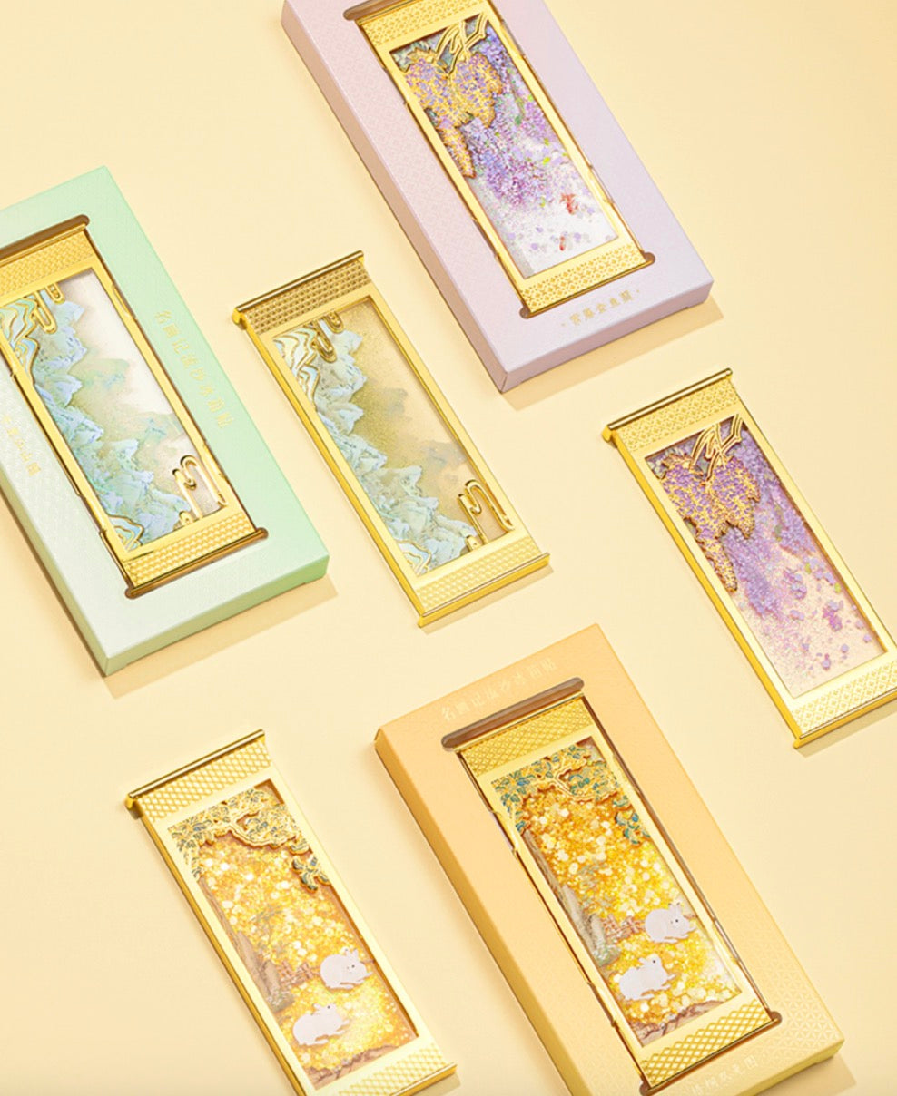 Timeless Scrolls Flowing Sand Magnet Gift Set