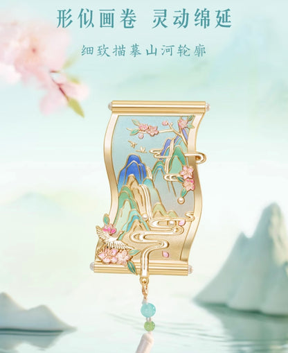 Riverscape Serenity Scroll Mirror Gift Set