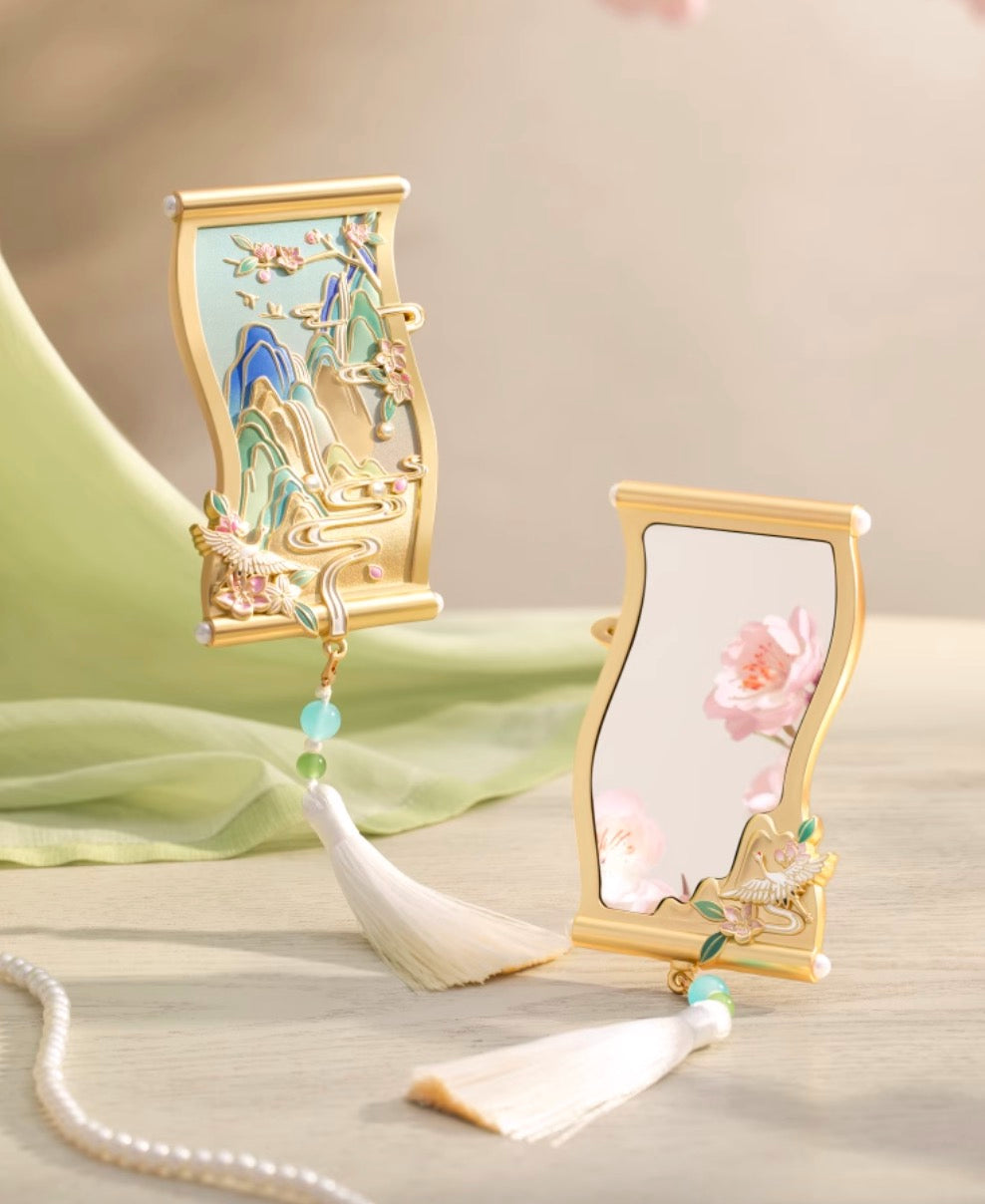 Riverscape Serenity Scroll Mirror Gift Set