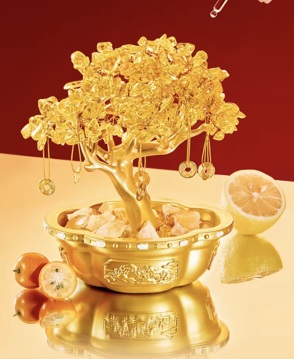 Prosperity Blooms Aromatherapy Wealth Tree Gift Set