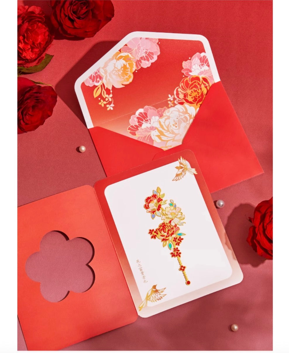 Blossom Wishes Greeting Card & Bookmark Set