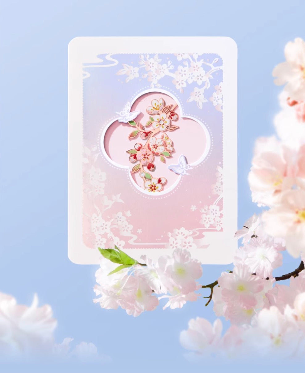 Blossom Wishes Greeting Card & Bookmark Set