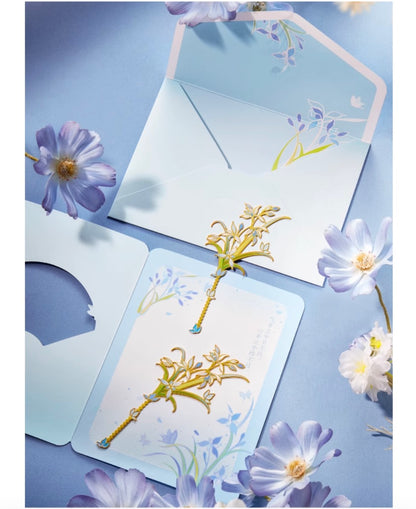 Blossom Wishes Greeting Card & Bookmark Set