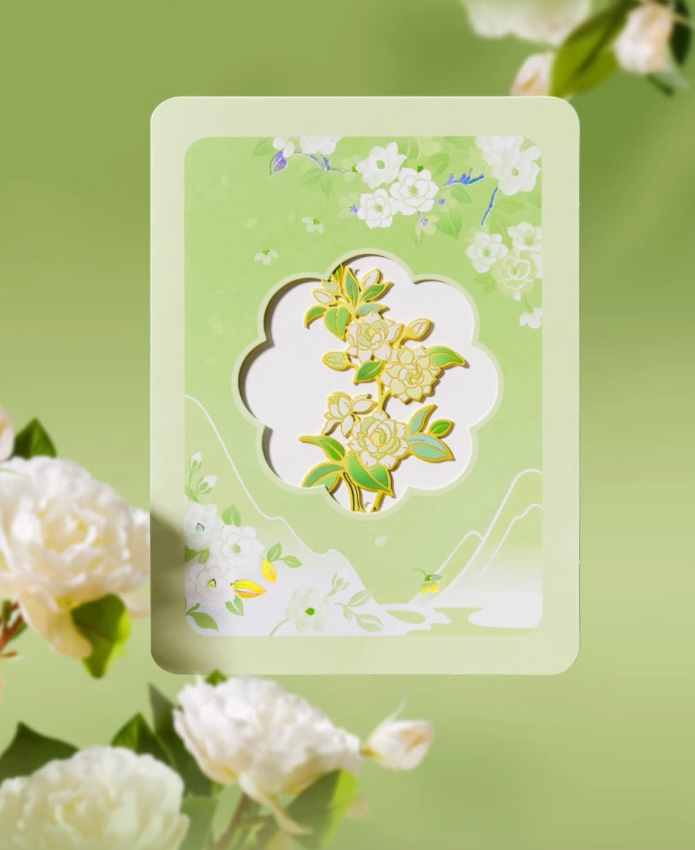 Blossom Wishes Greeting Card & Bookmark Set