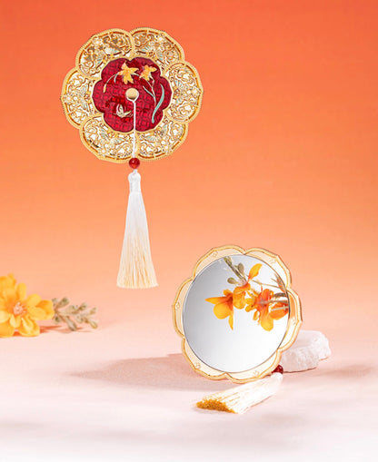 Whispers of the Garden Comb & Mirror Gift Set