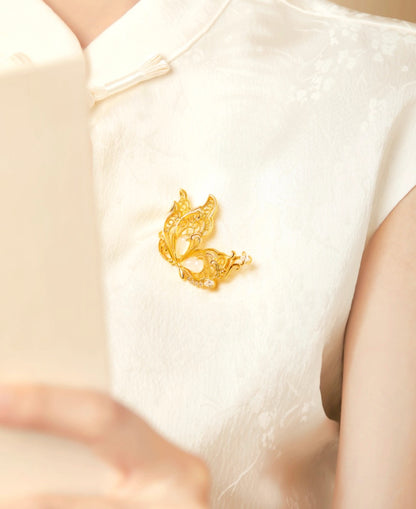 Radiant Wings Butterfly Brooch Gift Set