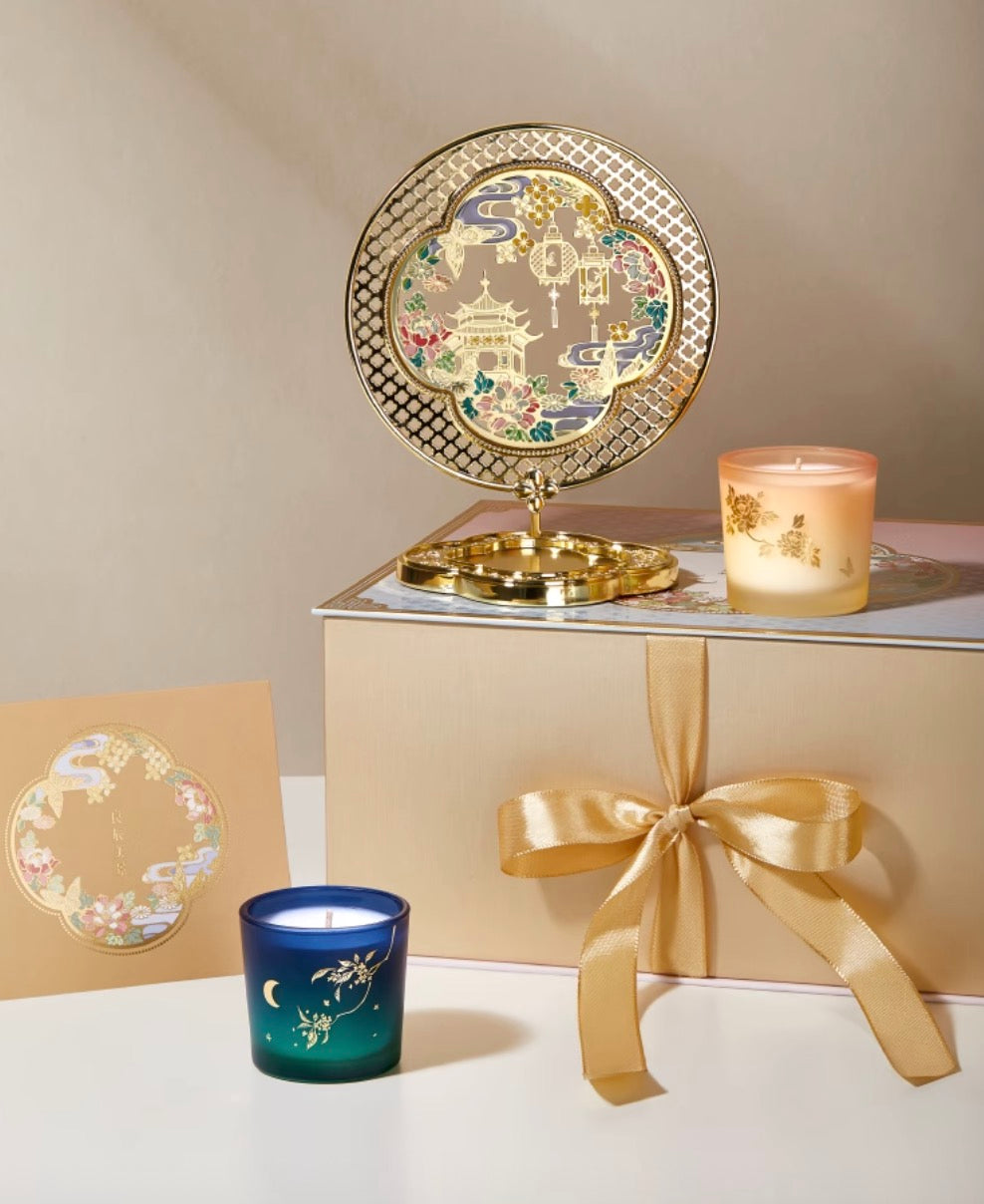 Moonlit Garden & Blossoming Pavilion Candle Gift Set