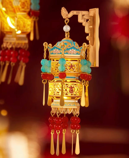 Radiance of Fortune Lantern Fridge Magnet Gift Set