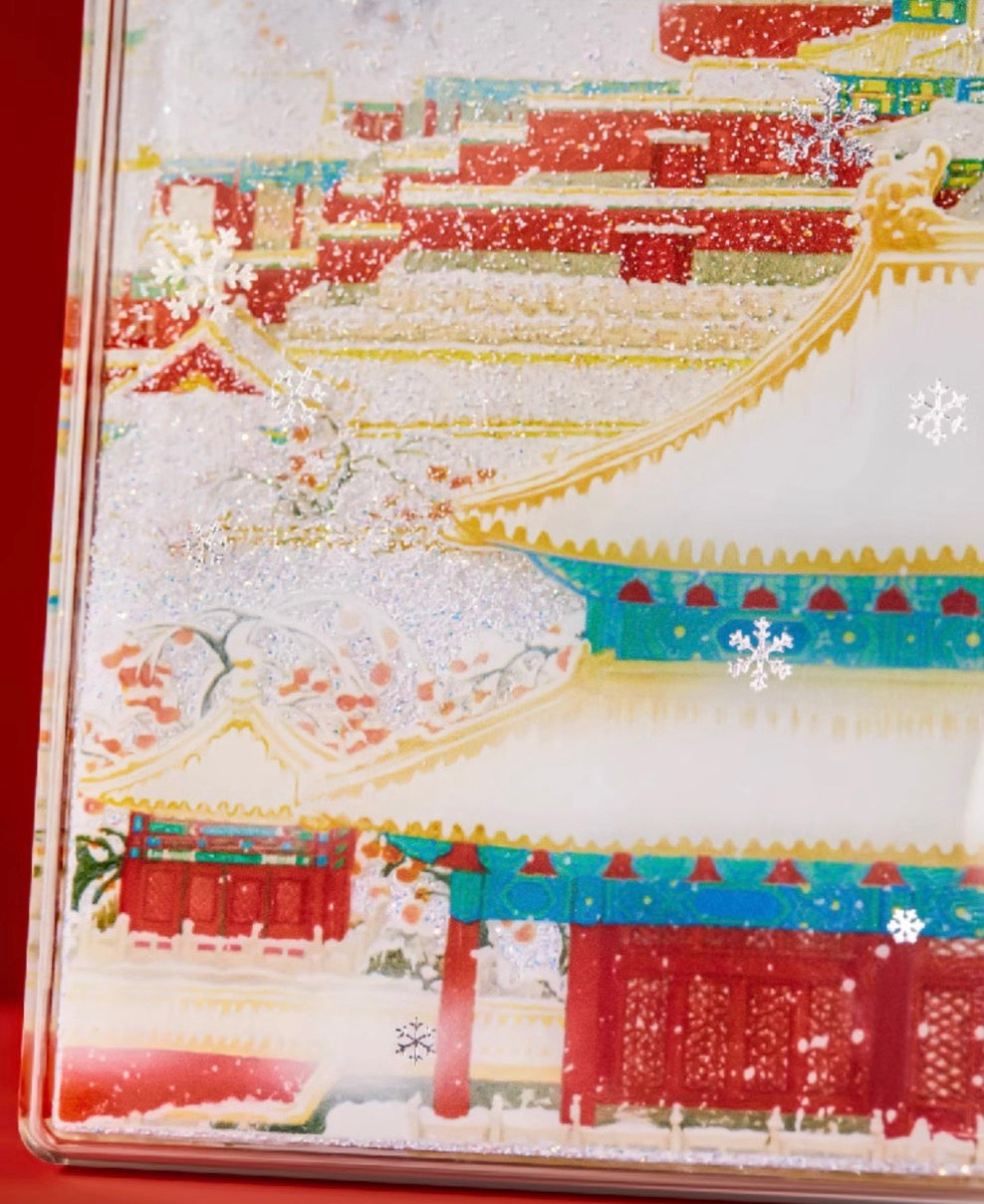 The Snow of the Forbidden City Liquid Sand Magnet Gift Set
