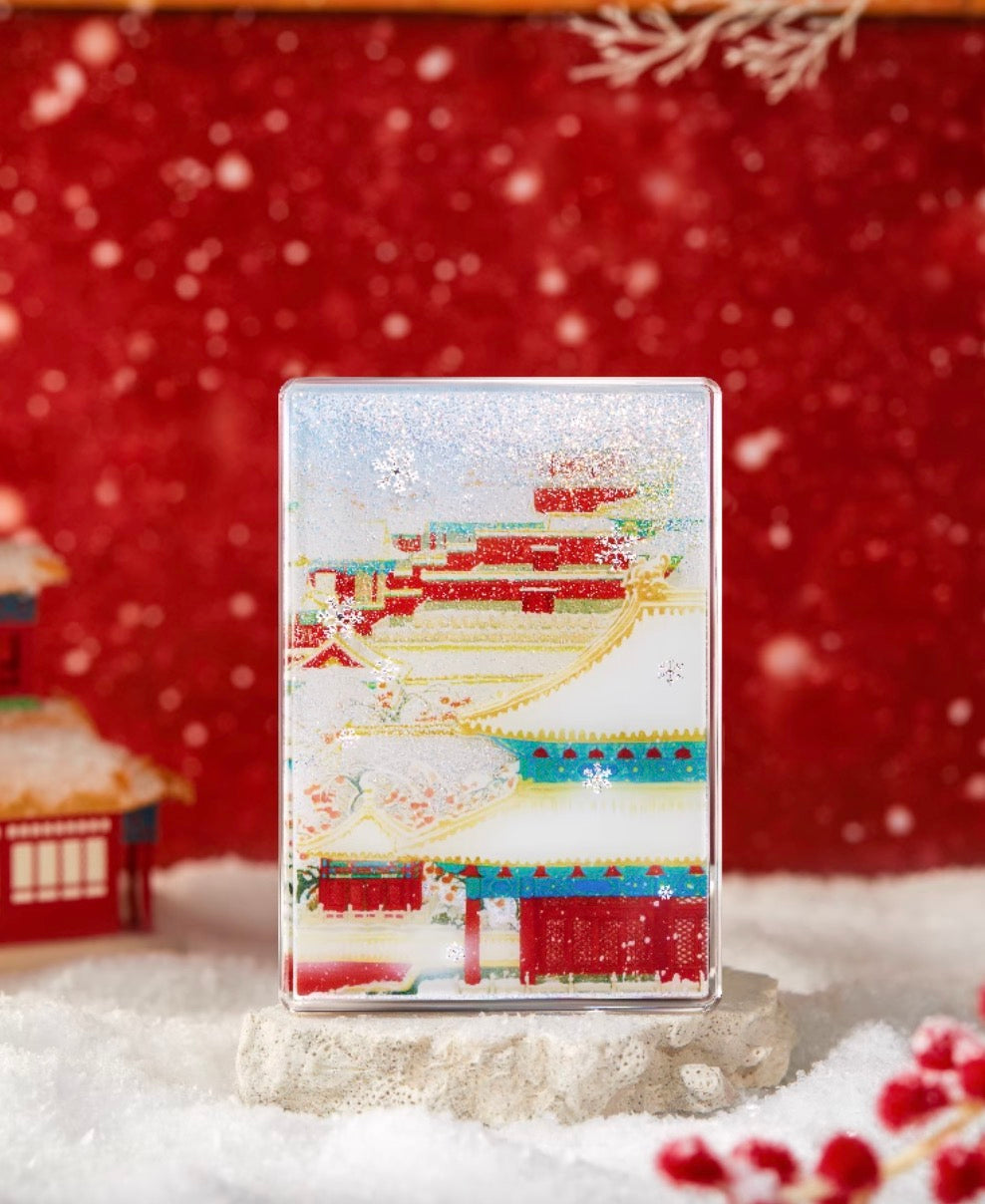 The Snow of the Forbidden City Liquid Sand Magnet Gift Set