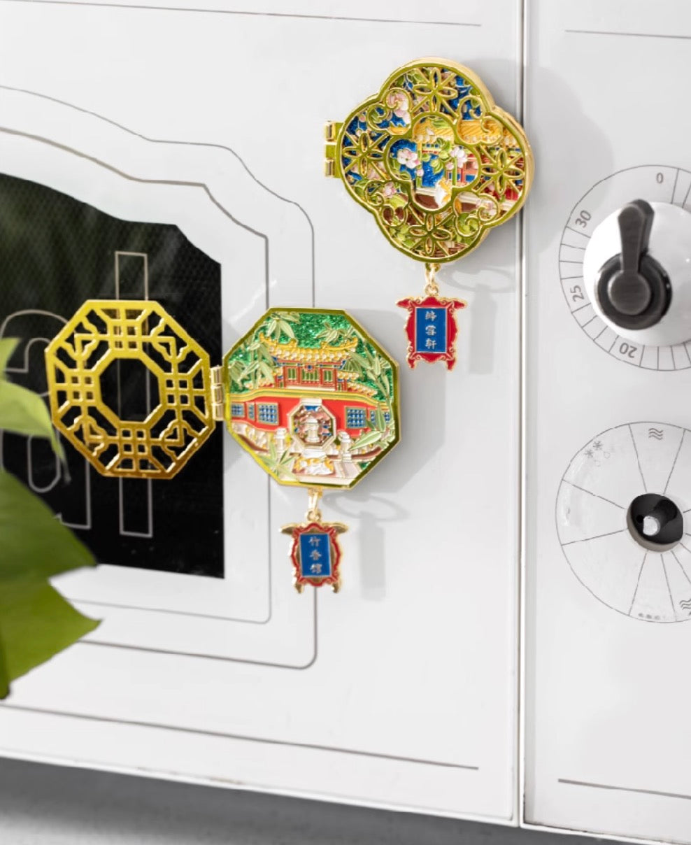 Window Reflections of the Palace Fridge Magnet Gift Set