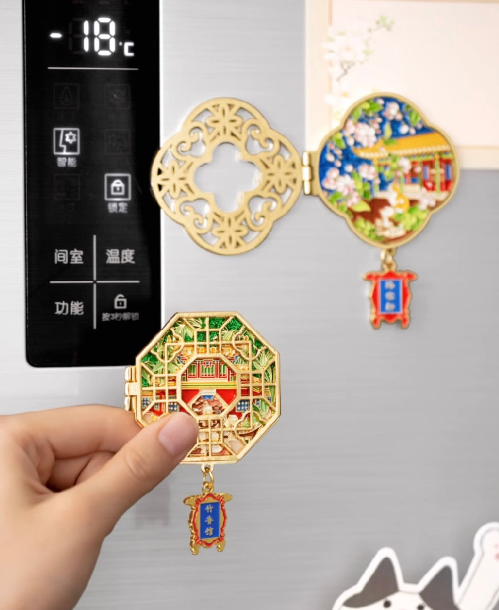 Window Reflections of the Palace Fridge Magnet Gift Set