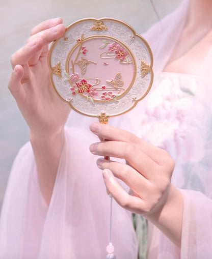 Springtime Radiance Mirror & Comb Gift Set