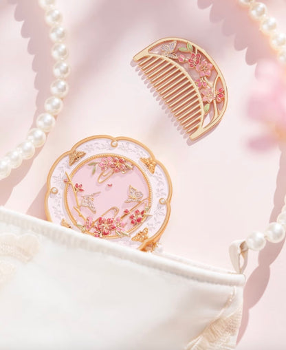 Springtime Radiance Mirror & Comb Gift Set