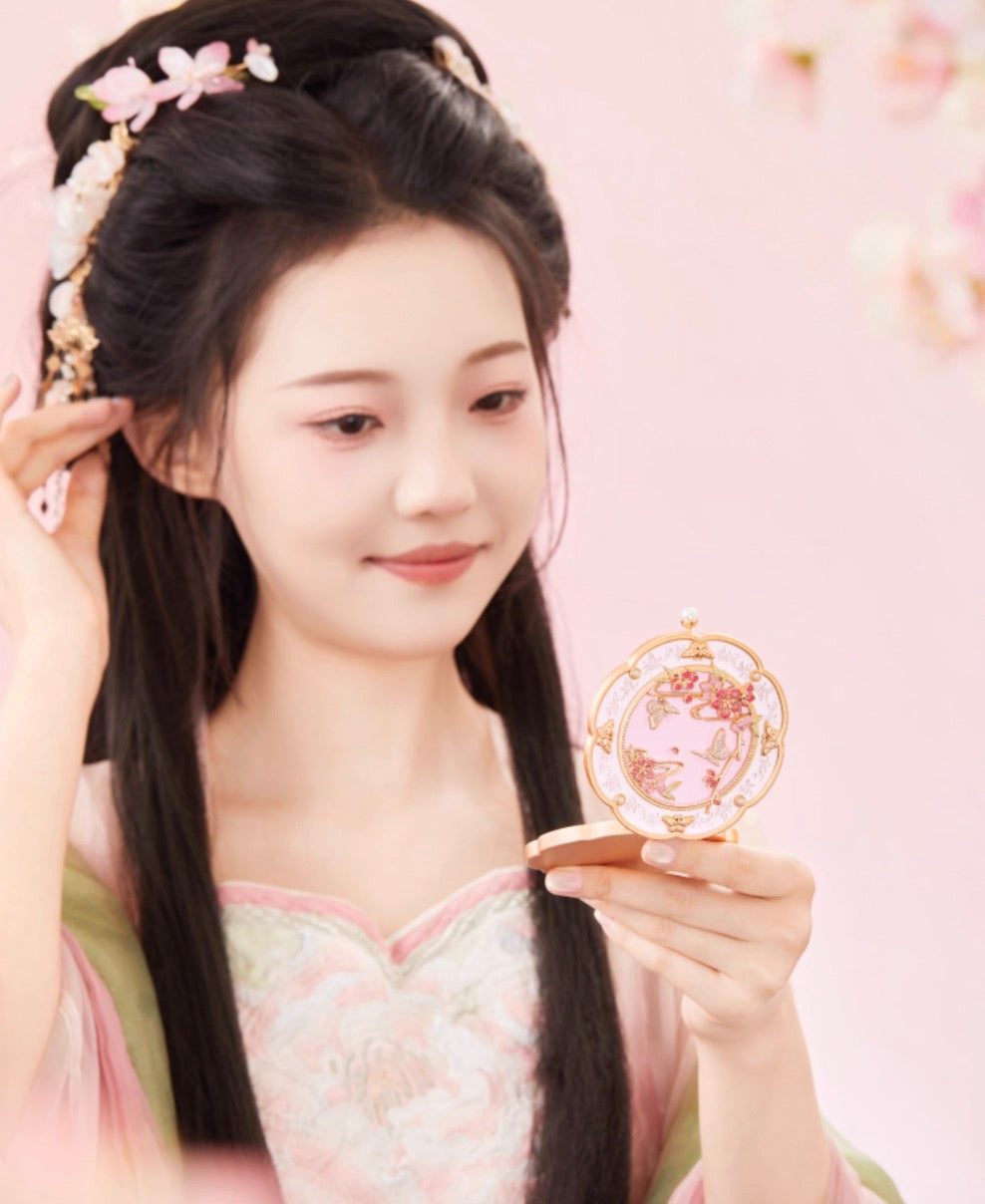 Springtime Radiance Mirror & Comb Gift Set