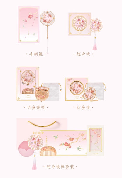 Springtime Radiance Mirror & Comb Gift Set