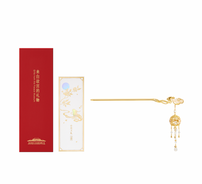 Moon Rabbit Among Clouds Hairpin