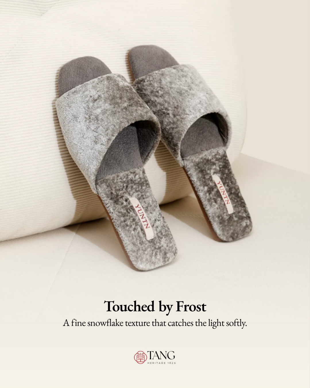 Snow Jewel Crystal Velvet House Indoor Slipper