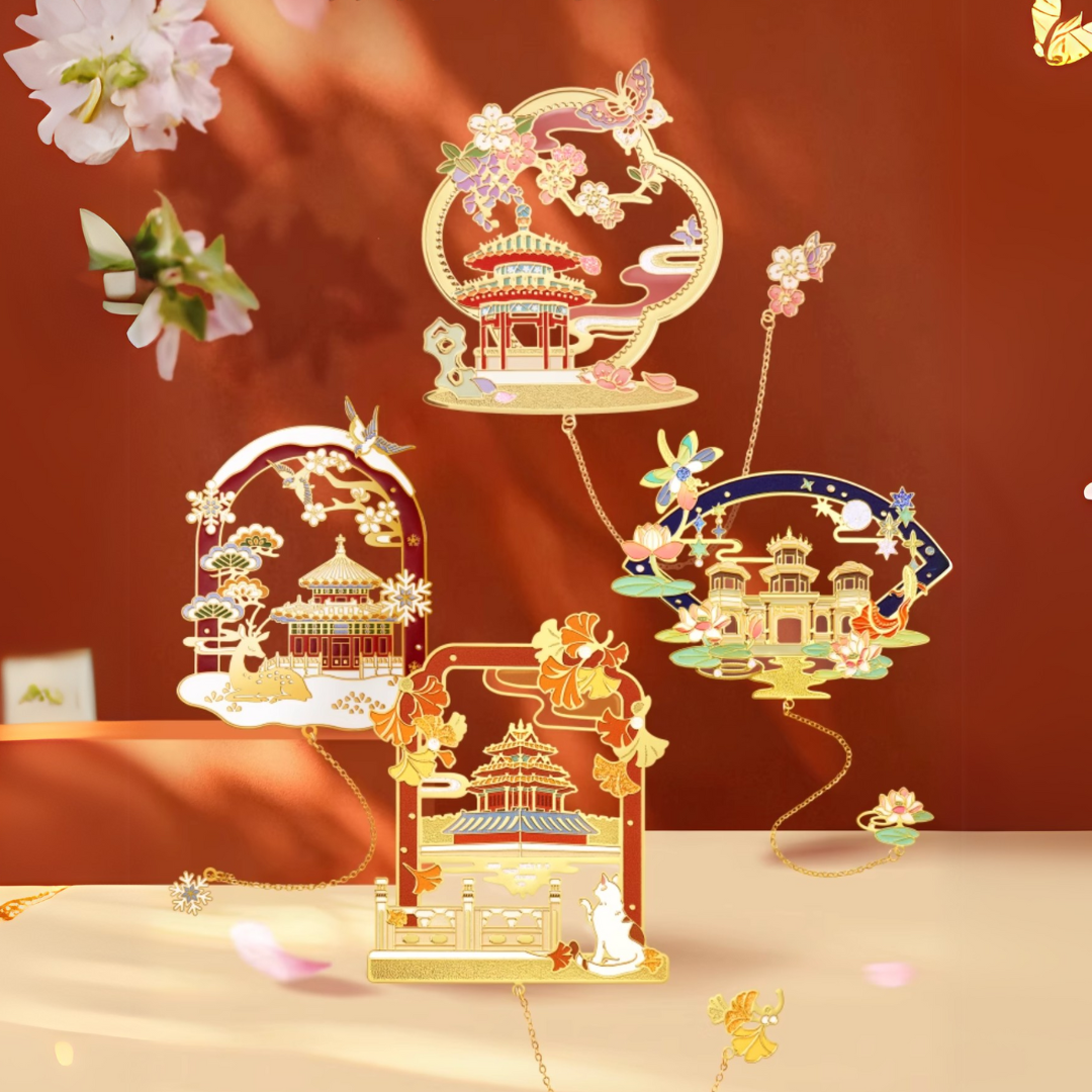 Emperor’s Garden Pavilion Bookmark Gift Set