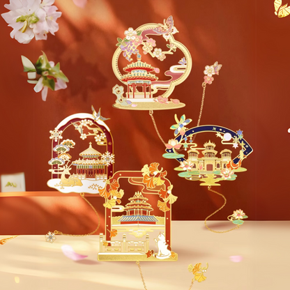 Emperor’s Garden Pavilion Bookmark Gift Set