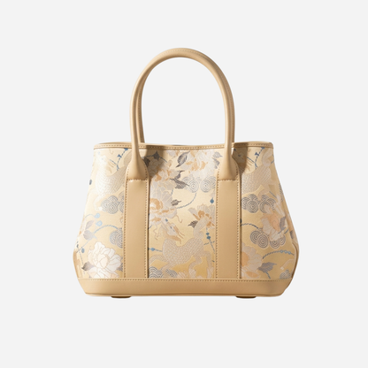 Tang Gold 30 Qilin Peony Song Brocade Tote