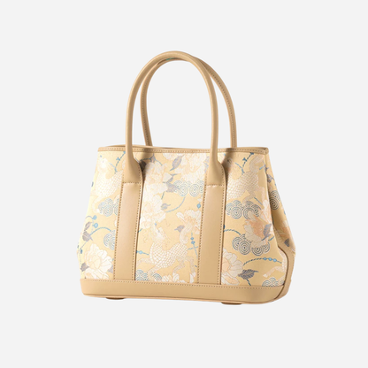 Tang Gold 30 Qilin Peony Song Brocade Tote