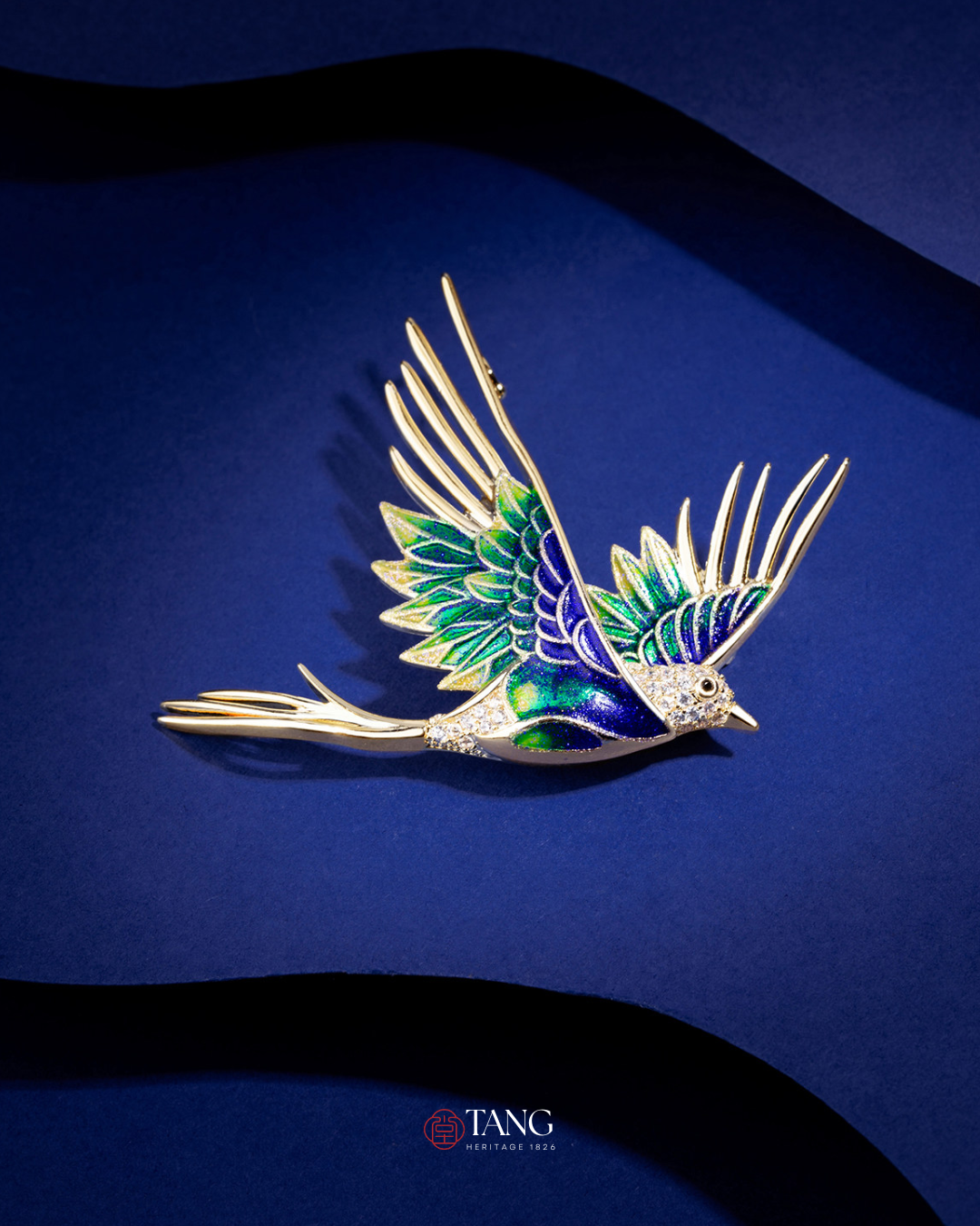 Spring Herald Swallow Brooch