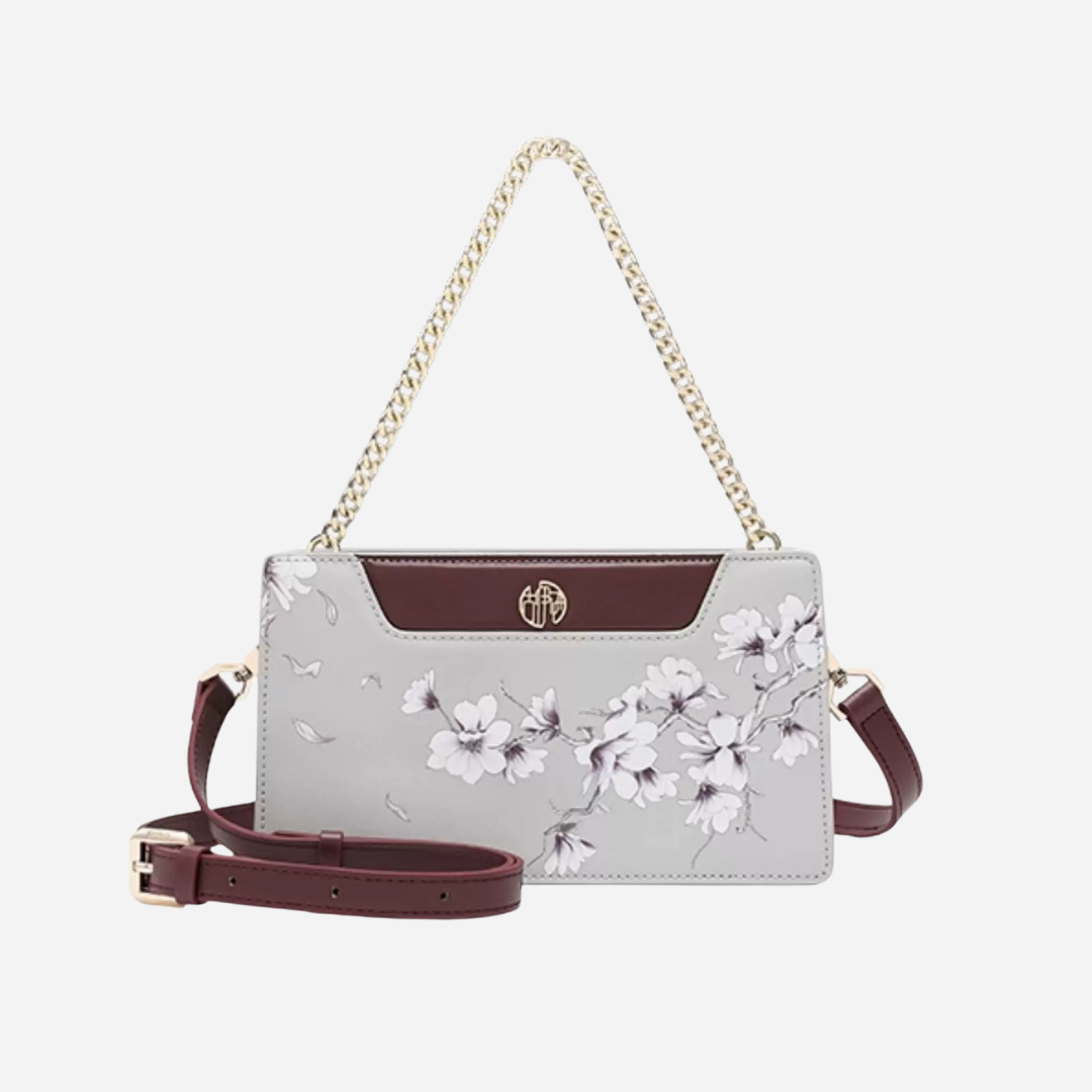 Tang Imperial 32 Ink Magnolia Clutch