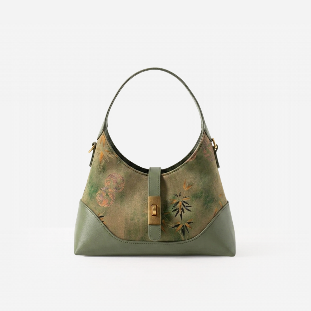 Tang Imperial 25 Noble Bamboo Xiangyunsha Shoulder Bag