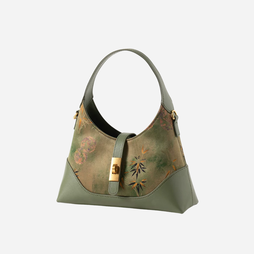 Tang Imperial 25 Noble Bamboo Xiangyunsha Shoulder Bag