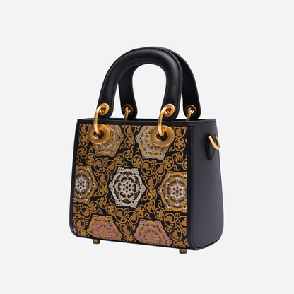 Tang Red 17 Baoxiang Blossom Song Brocade Bag