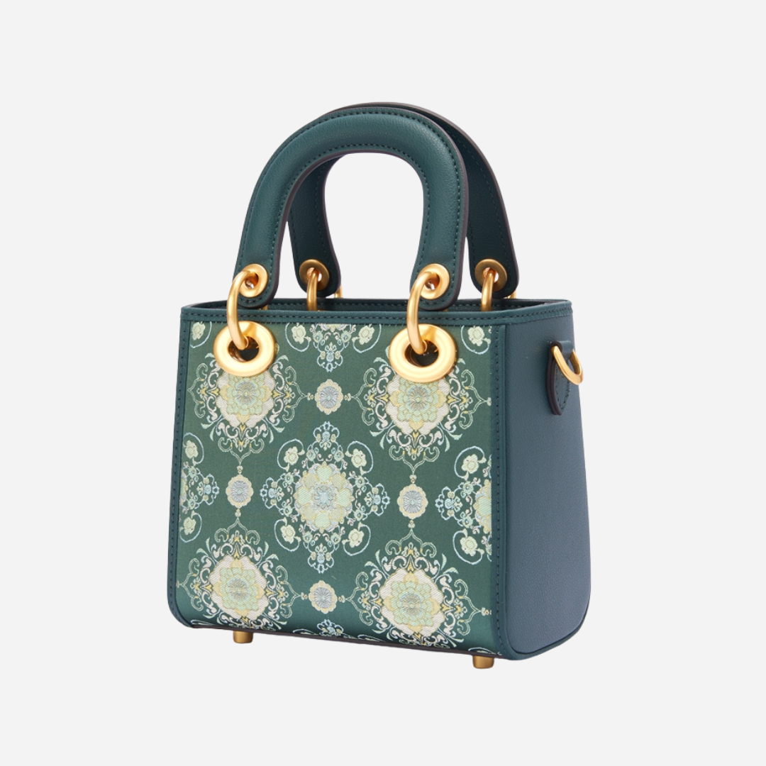 Tang Red 17 Blossom Shadow Shu Brocade Bag