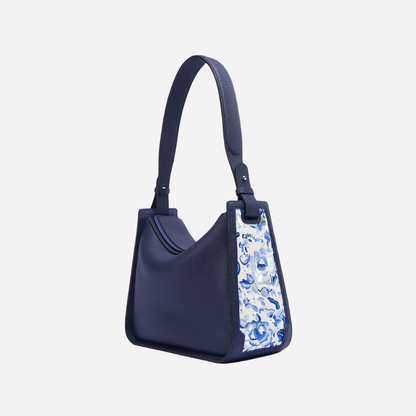 Tang Red 26 Embroidered Qinghua Porcelain Bag — Ivory Porcelain