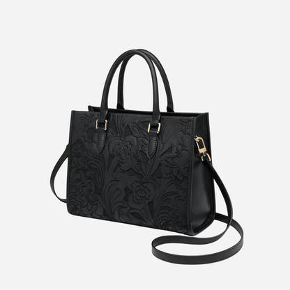 Tang Red 17 Peony Relief Tote