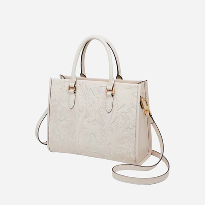 Tang Red 17 Peony Relief Tote