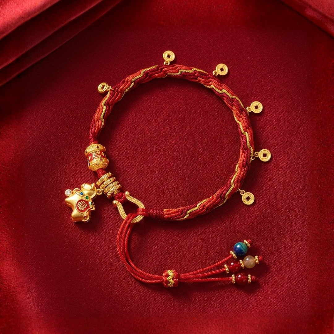 Blessing of Horse Red String Bracelet