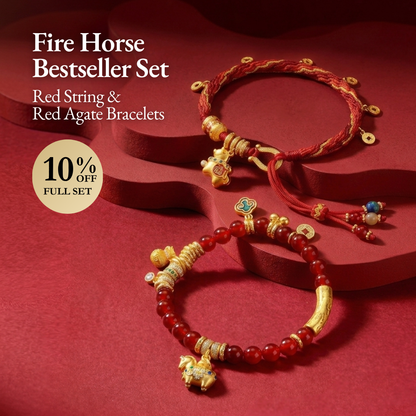 Blessing of Horse Red String Bracelet
