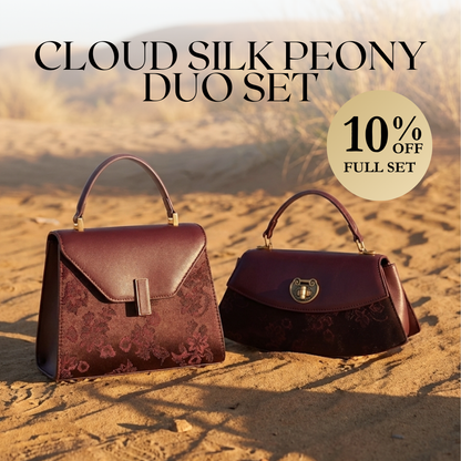 Tang Imperial 25 Cloud Silk Peony Clutch