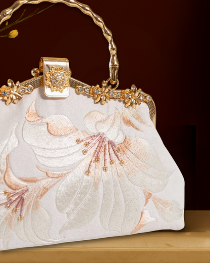 Tang Bloom Fuchsia Clutch