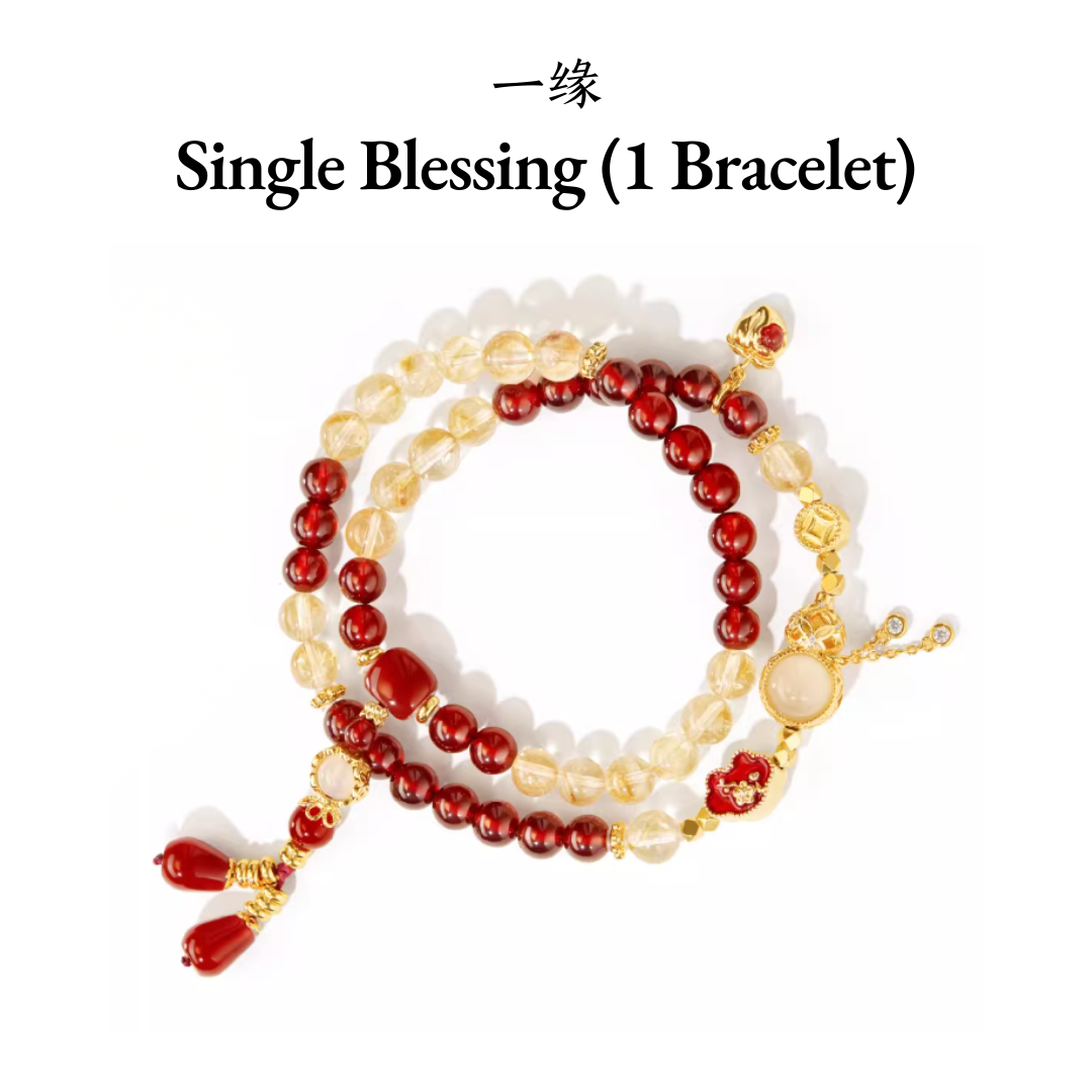 Five Blessings Dual-Loop Bracelet