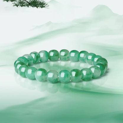 Mountain Mist African Jade Beaded Bracelet