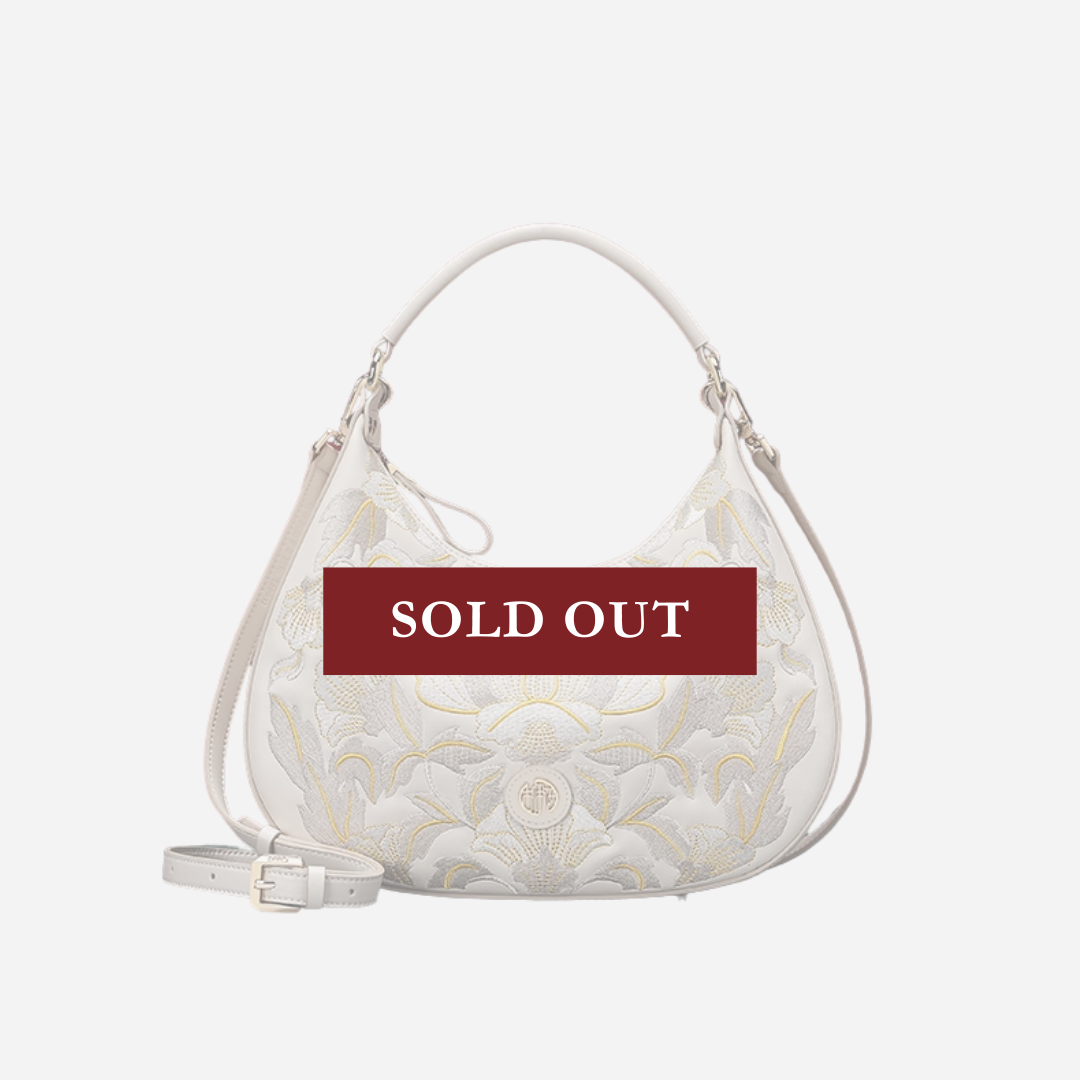 Tang Imperial 25 Embroidered Blossoms Clutch