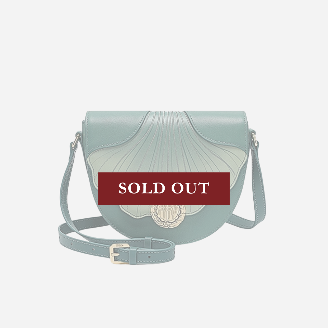 Tang Imperial 25 Embroidered Ginkgo Waltz Saddle Bag