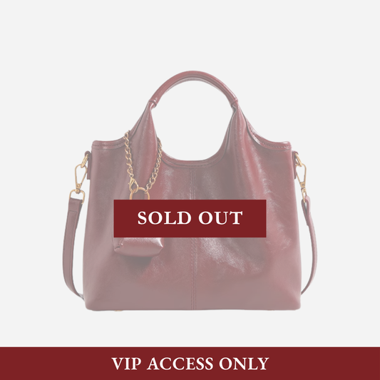 Tang Red 27 Glazed Scarlet Tote