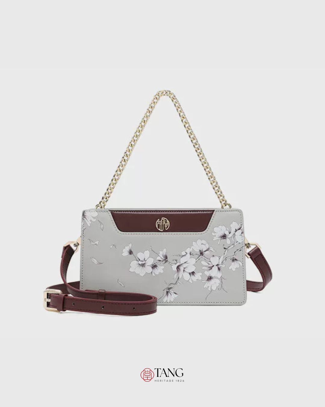 Tang Imperial 32 Ink Magnolia Clutch