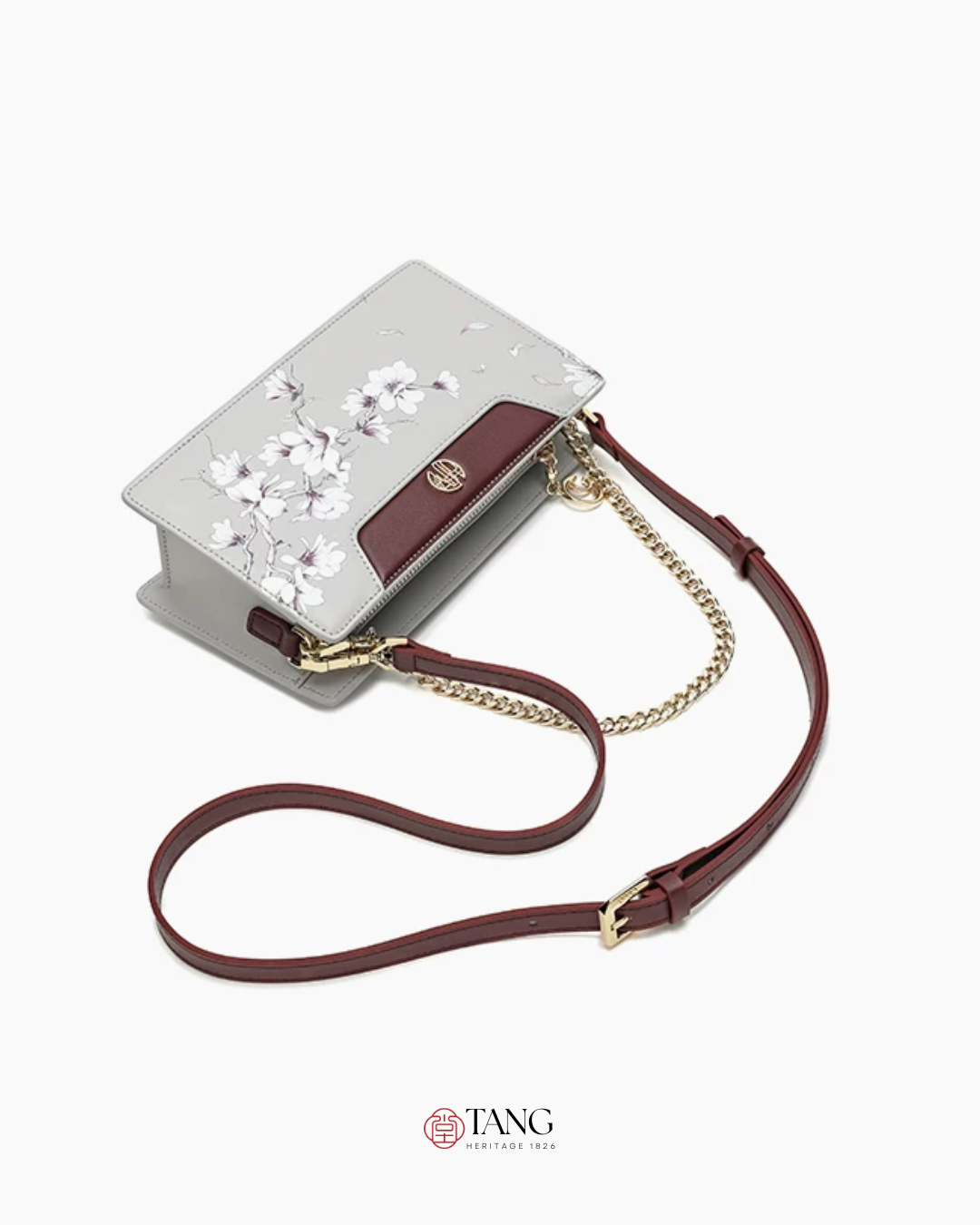 Tang Imperial 32 Ink Magnolia Clutch
