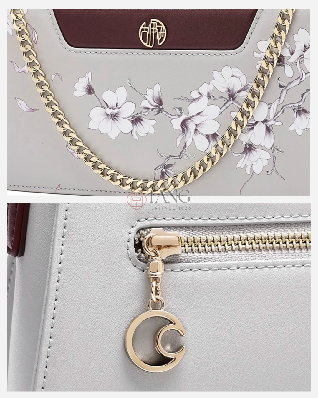 Tang Imperial 32 Ink Magnolia Clutch